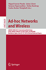 Couverture cartonnée Ad-hoc Networks and Wireless de 