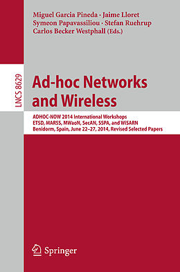 Kartonierter Einband Ad-hoc Networks and Wireless von 