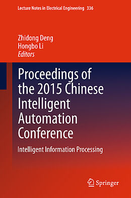 Fester Einband Proceedings of the 2015 Chinese Intelligent Automation Conference von 