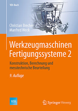 Fester Einband Werkzeugmaschinen Fertigungssysteme 2 von Christian Brecher, Manfred Weck