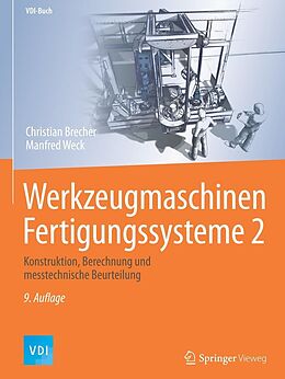 E-Book (pdf) Werkzeugmaschinen Fertigungssysteme 2 von Christian Brecher, Manfred Weck