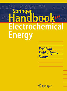 Livre Relié Springer Handbook of Electrochemical Energy de 