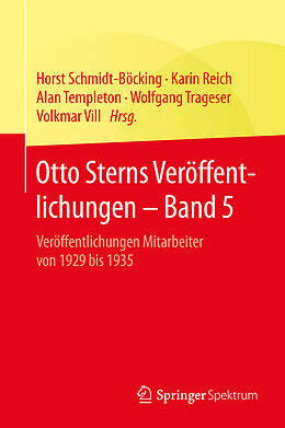 Fester Einband Otto Sterns Veröffentlichungen  Band 5 von 