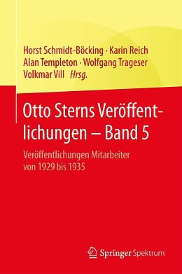 E-Book (pdf) Otto Sterns Veröffentlichungen  Band 5 von 