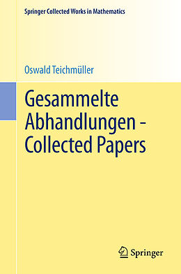 Kartonierter Einband Gesammelte Abhandlungen - Collected Papers von Oswald Teichmüller