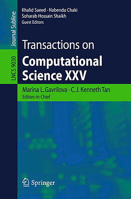 Kartonierter Einband Transactions on Computational Science XXV von 