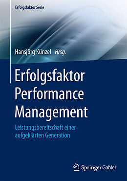 Fester Einband Erfolgsfaktor Performance Management von 