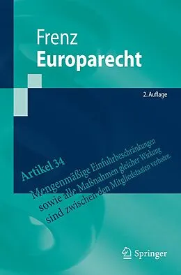 E-Book (pdf) Europarecht von Walter Frenz