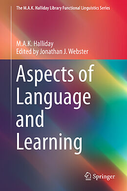 Livre Relié Aspects of Language and Learning de M. A. K. Halliday