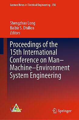 Fester Einband Proceedings of the 15th International Conference on Man Machine Environment System Engineering von 