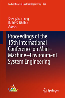 E-Book (pdf) Proceedings of the 15th International Conference on Man-Machine-Environment System Engineering von 