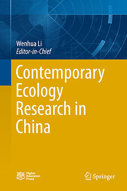 Livre Relié Contemporary Ecology Research in China de 