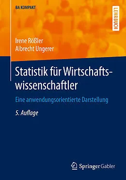 E-Book (pdf) Statistik für Wirtschaftswissenschaftler von Irene Rößler, Albrecht Ungerer