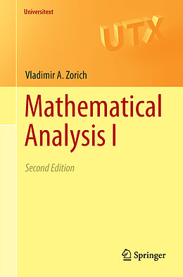 Fester Einband Mathematical Analysis I von V. A. Zorich
