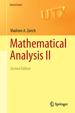 Fester Einband Mathematical Analysis II von V. A. Zorich