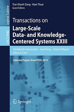 E-Book (pdf) Transactions on Large-Scale Data- and Knowledge-Centered Systems XXIII von 