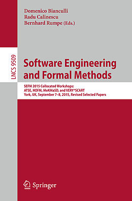 E-Book (pdf) Software Engineering and Formal Methods von 