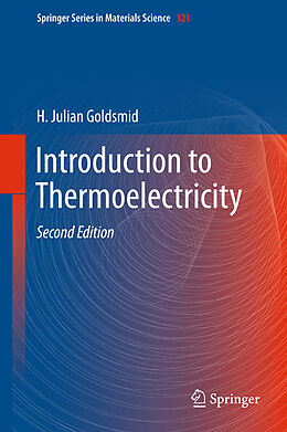 Livre Relié Introduction to Thermoelectricity de H. Julian Goldsmid
