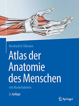 Kartonierter Einband Atlas der Anatomie des Menschen von Bernhard N. Tillmann