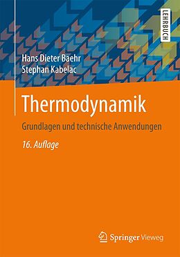 E-Book (pdf) Thermodynamik von Hans Dieter Baehr, Stephan Kabelac