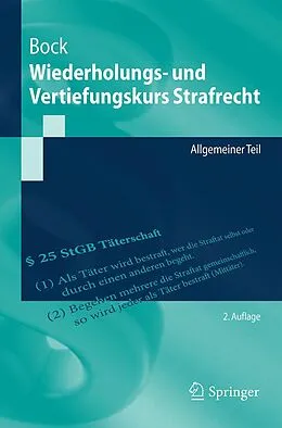 E-Book (pdf) Wiederholungs- und Vertiefungskurs Strafrecht von Dennis Bock
