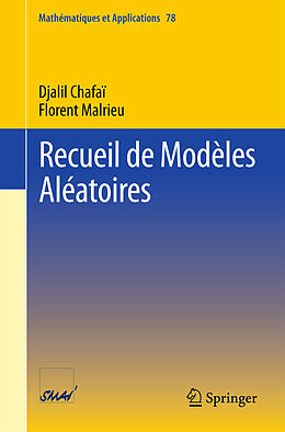 eBook (pdf) Recueil de Modèles Aléatoires de Djalil Chafaï, Florent Malrieu