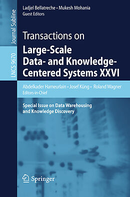 Kartonierter Einband Transactions on Large-Scale Data- and Knowledge-Centered Systems XXVI von 