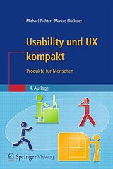 E-Book (pdf) Usability und UX kompakt von Michael Richter, Markus D. Flückiger