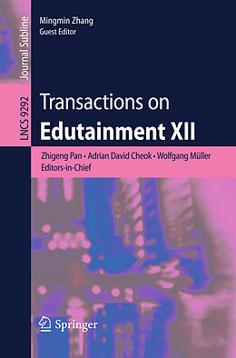 E-Book (pdf) Transactions on Edutainment XII von 