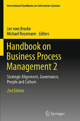 Kartonierter Einband Handbook on Business Process Management 2 von 