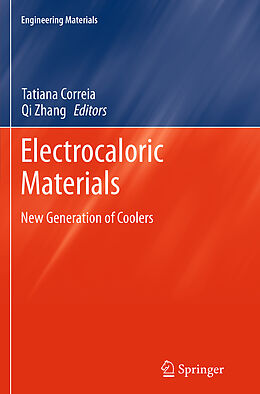 Couverture cartonnée Electrocaloric Materials de 