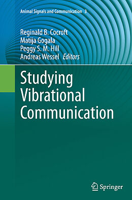 Couverture cartonnée Studying Vibrational Communication de 