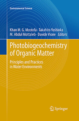 Couverture cartonnée Photobiogeochemistry of Organic Matter de 