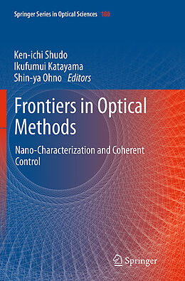 Couverture cartonnée Frontiers in Optical Methods de 