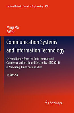 Couverture cartonnée Communication Systems and Information Technology de 