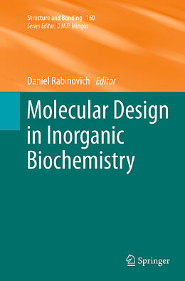 Couverture cartonnée Molecular Design in Inorganic Biochemistry de 
