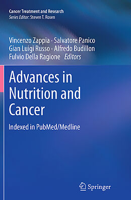 Kartonierter Einband Advances in Nutrition and Cancer von 