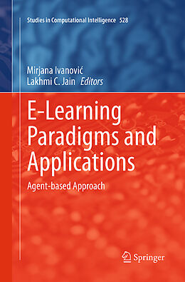 Couverture cartonnée E-Learning Paradigms and Applications de 