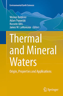 Kartonierter Einband Thermal and Mineral Waters von 