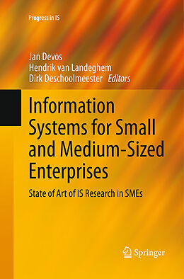 Couverture cartonnée Information Systems for Small and Medium-sized Enterprises de 