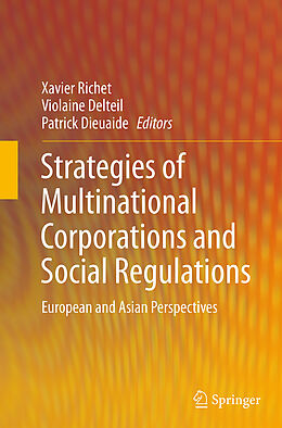 Couverture cartonnée Strategies of Multinational Corporations and Social Regulations de 