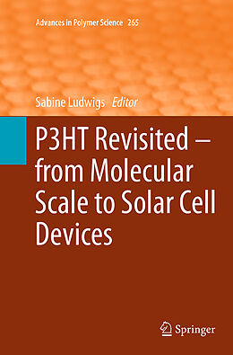 Kartonierter Einband P3HT Revisited   From Molecular Scale to Solar Cell Devices von 