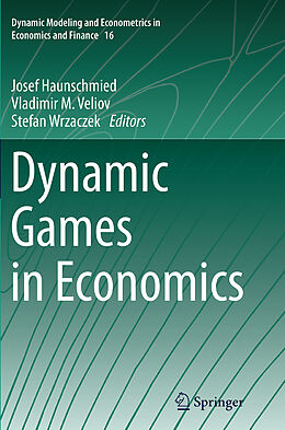 Couverture cartonnée Dynamic Games in Economics de 