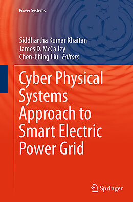 Couverture cartonnée Cyber Physical Systems Approach to Smart Electric Power Grid de 