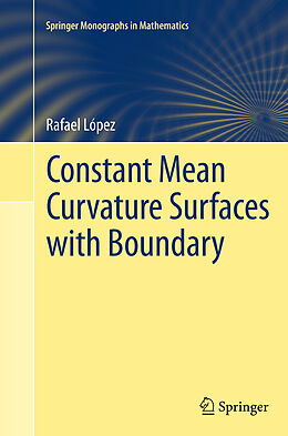 Kartonierter Einband Constant Mean Curvature Surfaces with Boundary von Rafael López