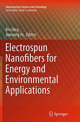 Couverture cartonnée Electrospun Nanofibers for Energy and Environmental Applications de 