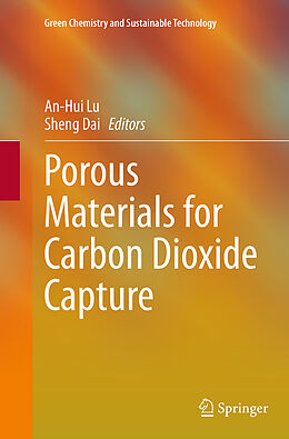 Couverture cartonnée Porous Materials for Carbon Dioxide Capture de 