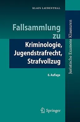 E-Book (pdf) Fallsammlung zu Kriminologie, Jugendstrafrecht, Strafvollzug von Klaus Laubenthal