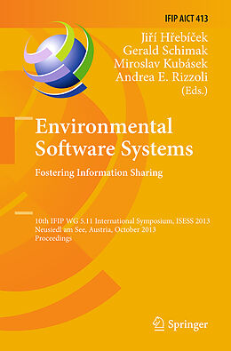 Kartonierter Einband Environmental Software Systems. Fostering Information Sharing von 