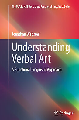 Couverture cartonnée Understanding Verbal Art de Jonathan Webster